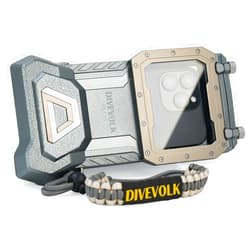 DiveVolk SeaTouch 4 Max Plus Underwater Smartphone Housing - Starlight Gray