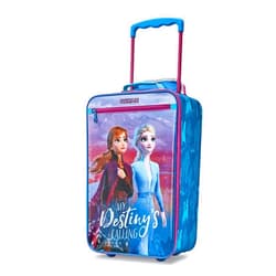 American Tourister Kids' Disney Softside Upright Luggage, Frozen Destiny, Carry-On 18-Inch
