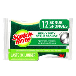 Scotch-Brite Heavy Duty Scrub Sponges, 12 Scrub Sponges, Stands Up to Stuck-on Grime