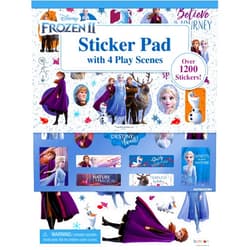 Disney Frozen 2 Sticker Pad with Play Scenes Including 1200 Stickers 46035 Bendon