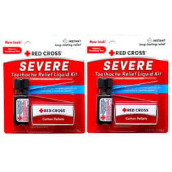 American Red Cross Red Cross Complete Medication Kit For Toothache - 1 Ea Pack of 2.