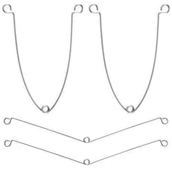 OIIKI 4 Pcs Recessed Lighting Springs Clips, Torsion Spring Clips Metal, Recessed Light Covers Trims for Recessed Lighting Accessories