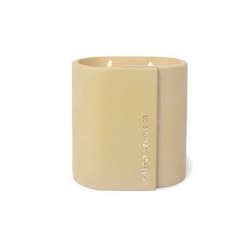 Paddywax Scented Candles Cirque Collection Soy Wax Candle in Oval Concrete Container, 12-Ounce, Green Bamboo