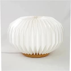 Studio pleat LLC SPHERE L table lamp - modern, japandi, origami, scandinavian design, dimmable LED, nursery lamp, kid lamp, bedside lamp