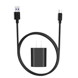 Rurararu USB Wall Adapter Charging Cord Compatible with Streamlight,Cinlinso,Hoxida,WUBEN,AlpsWolf,BERCOL,NEBO,Lylting,Anker LC40 LC90 Rechargeable LED Flashlight Charger Cable