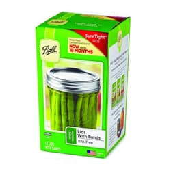 Ball Jars Wide Mouth Lids & Bands, 12 Lids and Bands