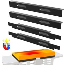 Mudvime Magnetic Wind Guards for Blackstone 36 Inch Griddle, Wind Screen for Blackstone Griddle Accessories, Grill Accessories Protect Flame Hold Heat, Compatible with Cover Hood, Rear Grease Cup&Side Shelf