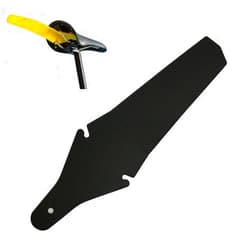 WIROJ Bike Bicycle Mud Guard - Folding Road Mountain Bike Bicycle Cycling Tire Rear Fenders for Bike Accessories (Black)