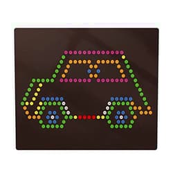 RioRand Refill Templates 20PCS for Magic Panel Light Up Board Accessories,Drawing Board Templates,Toys for Creative Play,Light Toys for Kids Aged 4 + (Transportation Theme 20PCS)