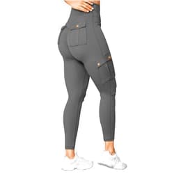 Ympkerial High Waisted Leggings for Women Tummy Control Workout Running Flare Yoga Pants Plus Size Workout Pants with Pocket