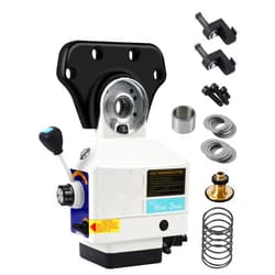 RIEDHOFF Z-Axis Power Feed for Power Milling Machines, [450 LB Torque], 110V, 0-200PRM Adjustable Speed Table Milling Machine Power Feed, Perfect for Bridgeport and Similar Knee-Type Mills