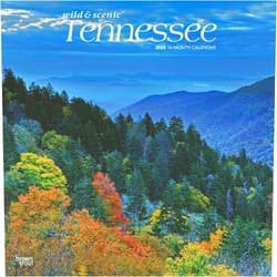 By BrownTrout (Author), BrownTrout Publishers Inc (Editor) Tennessee Wild & Scenic | 2025 12 x 24 Inch Monthly Square Wall Calendar | Plastic-Free | BrownTrout | USA United States of America Southeast State Nature