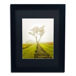 Trademark Fine Art Calming Morning by PIPA Fine Art, Black Matte, Black Frame 11x14-Inch