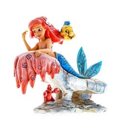 Disney Traditions by Jim Shore “The Little Mermaid” 25th Anniversary Stone Resin Figurine, 6.25”