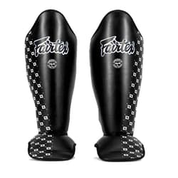 Fairtex SP5 Muay Thai Shin Guards for Men, Women, Kids | Shinguards are Premium, Lightweight & Durable | Extended Protection to Avoid shin splints During Training or Sparring