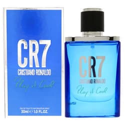 Cristiano Ronaldo CR7 Play It Cool - Blends Bright Citruses And Aromatic Fougere Notes - Fresh, Invigorating And Sensual - Light Enough For Everyday Wear - Masculine Fragrance - 1 Oz EDT Spray