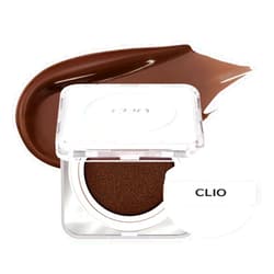 CLIO PROFESSIONAL CLIO Kill Cover Founwear Cushion Foundation – Korean Makeup, Full High Coverage, Airy Satin Finish, Skin Fit, 45C DEEP COCOA
