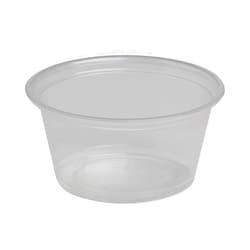 Georgia-Pacific Dixie 2 oz. Plastic Portion Cup by GP PRO (Georgia-Pacific), Clear, PP20CLEAR, 2,400 Count (200 Cups Per Sleeve, 12 Sleeves Per Case)