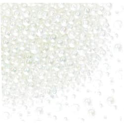 PENTA ANGEL UV Resin Bubble Beads Penta Angel 100g 0.4 to 3mm No Hole Round Clear Tiny Miniature Water Droplet Bead Fillers for DIY Shaker Resin Molds Pendant Jewelry Making (Clear)