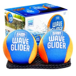 HydroSport Wave Glider Water Skipping Ball Set - Waters Skip Sports for Beach, Pool, Ocean, Lake - Swim Travel Fun Toys & Games for Kids, Teens, Adults & Family - Swimming Walker Balls - Gifts for Boys