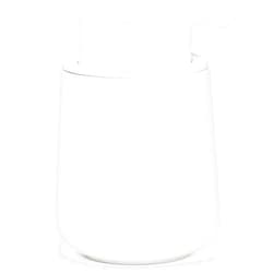 BosilunLife White Soap Dispenser - Ceramic Hand Dish Soap Dispenser for Bathroom 12ounce Refillable Liquid Hand Wash Dispenser for Essential Oil, Lotion Soap (Rubber Paint)