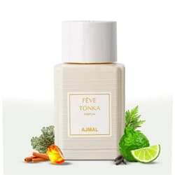 Ajmal Oud Marquis Fève Tonka Eau de Parfum for Men – 3.4 fl oz / 100 ml | Luxury Premium Amber Gourmand Perfume | Long Lasting French Fragrance | Made in France & Crafted in Dubai | Exclusive for USA