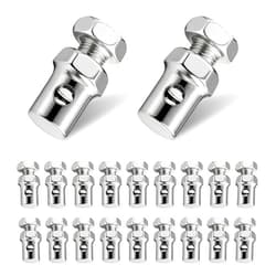 Fkewp 20 PCS Throttle Brake Cable Ends, 1/8