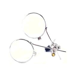 Central Purchasing, LLC JEWELERS EYE LOUPE Clip on Eye Glasses Jewelry Making Repair Magnifier Craft