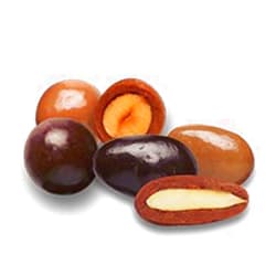 Maison Pécou of France Dragees Pecou French Chocodelices: Dark & Milk Chocolate Coated Almonds and Hazelnuts - 1 Kilo (2.2 lbs)