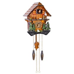Cuckoopro Cuckoo Clock, Black Forest Style Wooden Pendulum Quartz Wall Clock, Volume Control, Night Silent, Gift Package, Professional Service