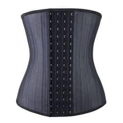 YIANNA Waist Trainer for Women Latex Underbust Waist Corsets Cincher Hourglass Body Shaper 4 Hooks