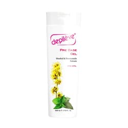 Depileve Pre Base Gel for Hair Removal Waxing - Reduces Pain Sensation - 17 oz