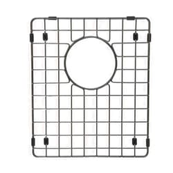 Starstar Sinks Protector Matte Black 304 Stainless Steel Kitchen Sink Bottom Grid, Rack (14 Length x 16 Width)