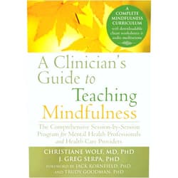 Christiane Wolf MD PhD,J. Greg Serpa PhD,Jack Kornfield PhD,Trudy Goodman PhD A Clinician's Guide to Teaching Mindfulness: The Comprehensive Session-by-Session Program for Mental Health Professionals and Health Care Providers