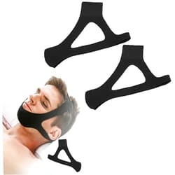 Linnavarv Airflow Jaw Strap, Veralabs Airflow Jaw Strap, Air Flow Jaw Strap, Airflow Jaw Strap Veralabs, Breathable Snoring Chin Strap, Adjustable Chin Strap for Men And Women (2Pcs)