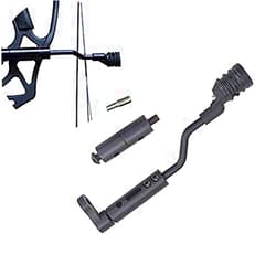 ZSHJGJR String Stop Bracket Decelerator Rod String Vibration Balance Bowstring Stop Suppressor Bracket Mount Stabilizer for Compound Bow