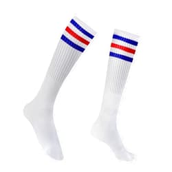 NZKNP Striped Thigh High Socks,Knee High Socks For Women,Striped Tube Socks For Women,Striped Cotton Tube Socks
