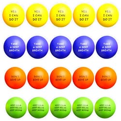 KDG Motivational Stress Balls(20 Pack) for Kids and Adults,Stress Relief Ball with Quetos to Rrelieve Anxiety and Manage Anger