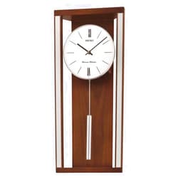 Seiko Modern & Sophisticated Wall Clock with Pendulum and Dual Chimes