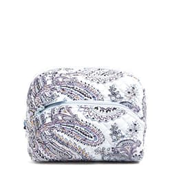 Vera Bradley Women's Cotton Large Cosmetic Makeup Organizer Bag