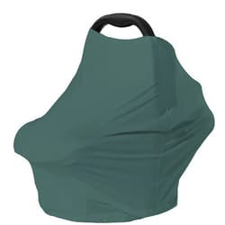 Dudeeghes Car Seat Cover Baby for Nursing, Baby Breastfeeding Cover Carseat Canopy Covers, Solid Color Multi-use Nursing Cover for Babies (Roman Green)
