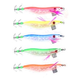 VGEBY 5Pcs Squid Jig Hook, Plastic Hard Squid Ultra Bait Sinking Jig Fishing Lure Head Hooks for Cuttlefish Octopus Yozuri Squid Jig Fishing Squid Hook Squid Jig Squid Jig Sinking Squid
