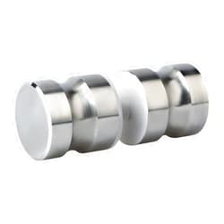 Alise Shower Glass Door Handle,Sliding Shower Doors Knob,Double Side Back-to-Back Pull Hardware Replacement Parts for Glass Doors,Solid SUS304 Stainless Steel Brushed Nickel
