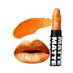 Ruby Kisses Lipstick, Matte Finish, Long-Lasting, Highly Pigmented, Smooth Apply, Full Coverage Lip Color Makeup (Gold)