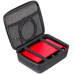 GIGCASE Case for Audio Interface – Compatible with Focusrite Scarlett 2i2/2i4/4i4, UA Volt 176/2, M-Audio M-Track, MOTU M2, Komplete Audio, Arturia MiniFuse – Durable Shockproof Travel Storage Bag