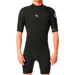 Rip Curl Mens Dawn Patrol 2mm Back Zip Shorty Wetsuit 11KMSP - Black