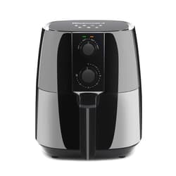 Elite Gourmet EAF4617 Electric Digital Hot Air Fryer, 1350Watts, Oil-Less Healthy Cooker, Timer & Temperature Controls, 4 Quart, Black