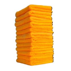 Chemical Guys MIC_506_12 Professional Grade Premium Microfiber Towels, Gold (16 Inch x 16 Inch) (Pack of 12) - Safe for Car Wash, Home Cleaning & Pet Drying Cloths