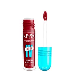 NYX PROFESSIONAL MAKEUP Lip IV Hydrating Gloss Serum, Lip Stain with 12HR Hydration - Drippin In Rose (Pink Lip Gloss)