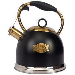 LUXGRACE Tea Kettle -3.0 Quart Tea Kettles Stovetop Whistling Teapot Stainless Steel Tea Pots for Stove Top Whistle Tea Pot